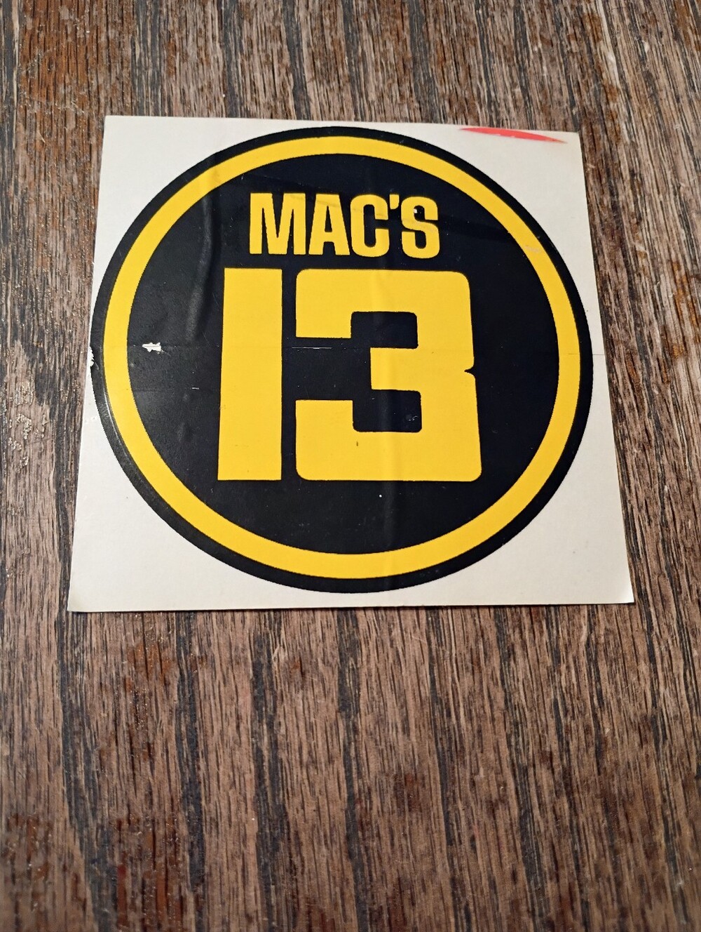 Vintage Macs 13 Automotive Race Car Vintage Car Decal Sticker